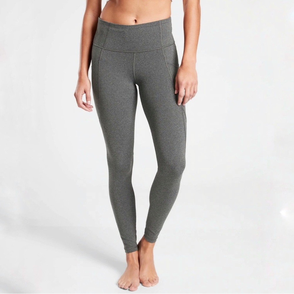 Athleta All In Charcoal Grey Performance Leggings